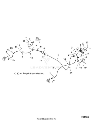 Brakes, Brake Lines And Master Cylinder - R18rne57nv (701326) Schematic