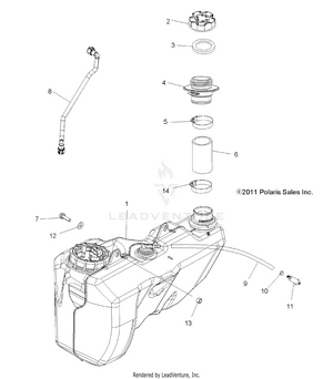 Body, Fuel Tank - A12tn55aa/az (49atvfuel12sptrgeps) Schematic