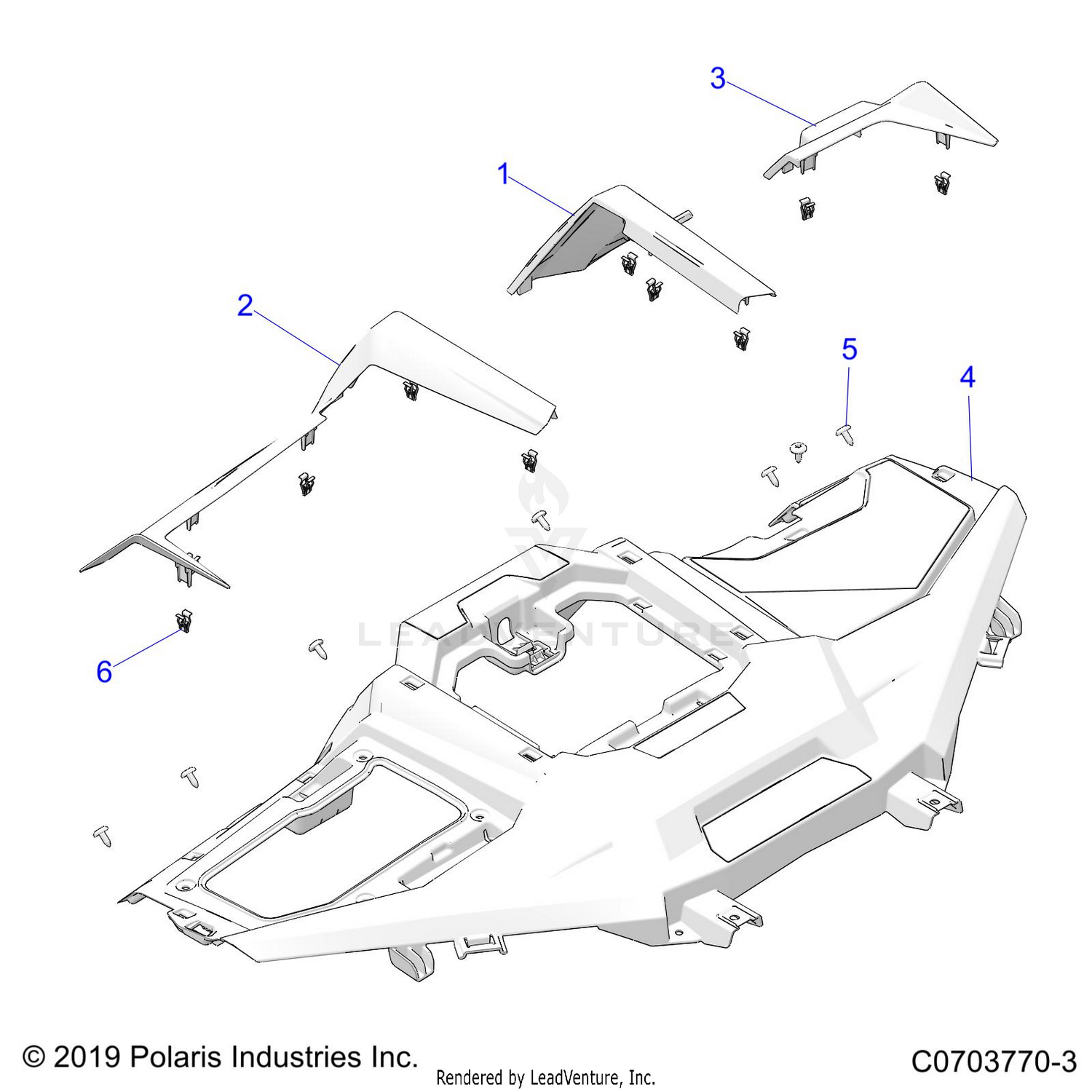 BODY, DASH, UPPER - Z24GAE92A/92B (C0703770-3)
