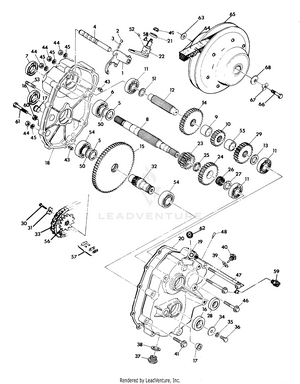 Gearcase Assembly 2x4 (4919781978025a) Schematic