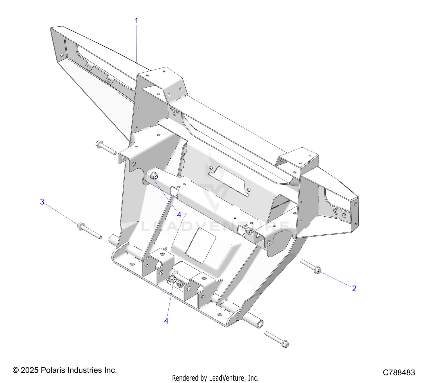 BODY, FRONT BUMPER - R26XAL1RBB/BJ (C788483)