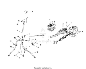 Controls - Master Cylinder/brake Line - A01ch50aa (4964466446b009) Schematic