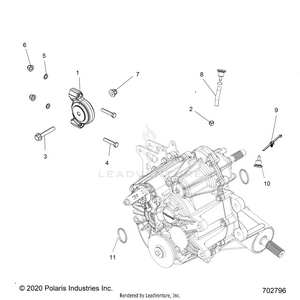 Drive Train, Main Gearcase Mounting - R21rre99a9/ac/ap/aw/b9/bc/bp/bw (702796) Schematic