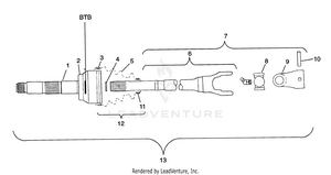 Cv Joint - Btb Xplorer 400l W97cc38c (4939753975b005) Schematic