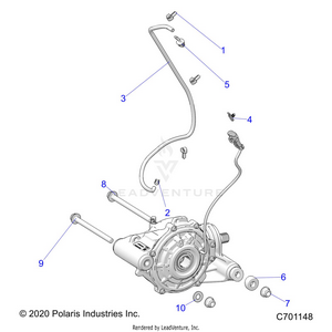 Drive Train, Front Gearcase Mounting - R22t6a99a1/b1 (c701148) Schematic