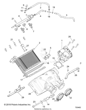Engine, Air Intake Manifold - Z19vpl92ak/ar/am (700462) Schematic