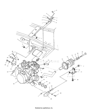 Engine Mounting - A02ba38ca (4969936993a09) Schematic