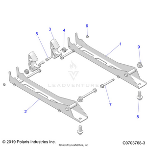 Body, Seat Mounting, Pass. - Z21rau92an/bn (c0703768-3) Schematic