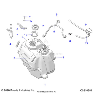 Body, Fuel Tank Asm. - A21sez57am/an/bm/bn (c0211402) Schematic