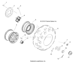 Wheels, Rear - R12th76/th7e/tx7e All Options (49rgrwheelrr118004x4) Schematic