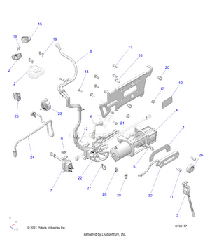 Accessory, Winch - R21t6u99ap/ag/bp/bg (c733177) Schematic