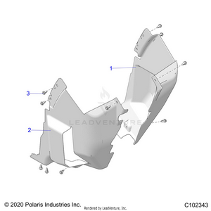 Body, Front Mud Guards - A25sxe85a9/am/ap (c102343) Schematic