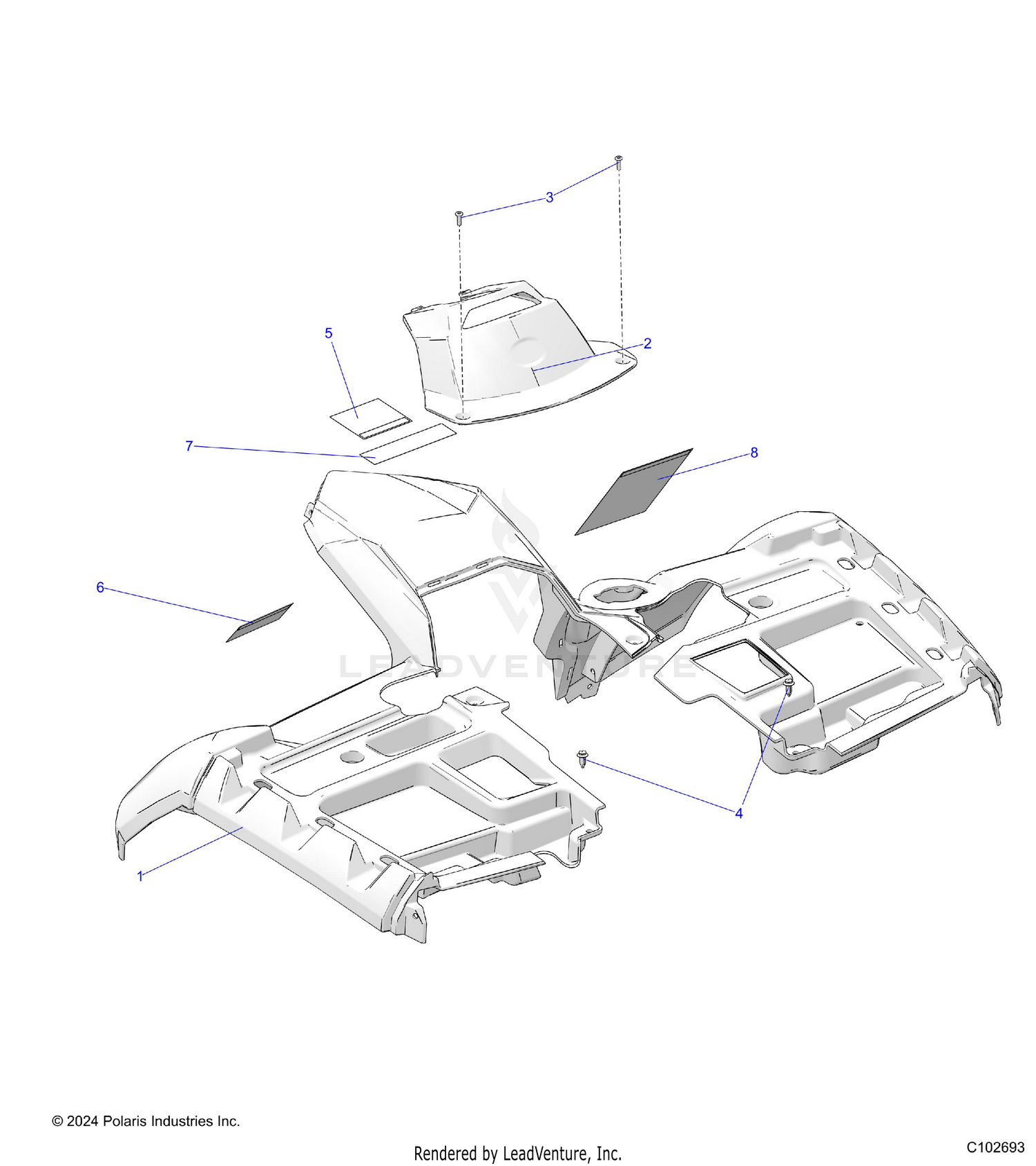BODY, FRONT CAB - A26SXN85A7 (C102693)