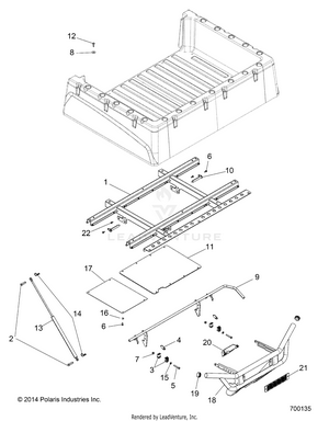 Body, Box Mounting - R15rma57fa (700135) Schematic