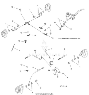 Brakes, Brake Lines - A19sxn85a8 [101518] Schematic