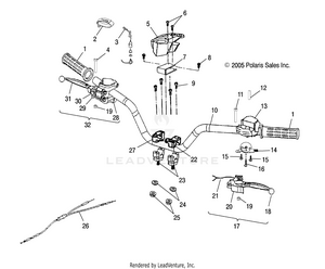 Handlebar - A06ka09ca/cb/cc/cd (4999202399920239b13) Schematic
