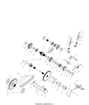 Gearcase (internal Components) - W97ch50a (4939993999c013) Schematic