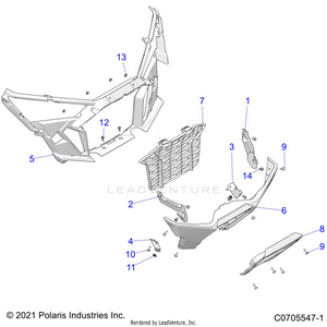 Body, Front Bumper - Z21rau92an/bn (c0705547-1) Schematic