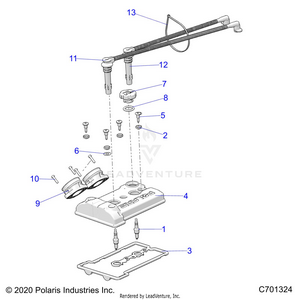 Engine, Throttle Body And Valve Cover - R21rrj99a9/b9 (c701324) Schematic
