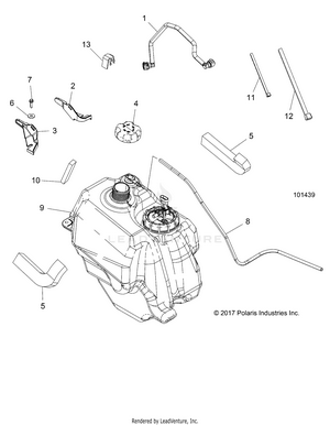 Body, Fuel Tank Asm. - A19sea50b1/b7/see50b7/b3/seg50b4 [101439] Schematic