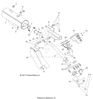 Engine, Exhaust - R12wh76ag/ar/eah/eav/eaw (49rgrexhaust12800xp) Schematic