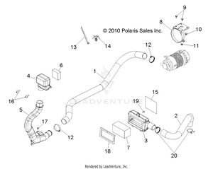 Engine, Air Intake - R12rh45ag/ah/ar (49rgrairintake11400ho) Schematic