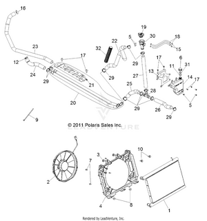 Engine, Cooling System - R12jt87ab/ad/as/aw/9eaw (49rgrcool12rzrxp900) Schematic