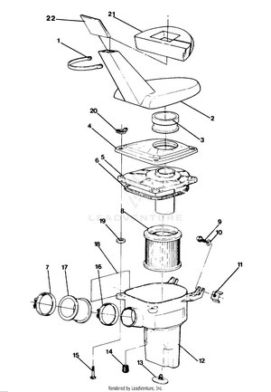 Air Box Assembly Big Boss 4x6 (4919801980023a) Schematic