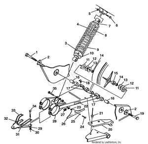 Swing Arm/shock Mounting Xpress 300 W98ca28c (4945364536b012) Schematic