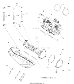 Engine, Throttle Body - A10zx85ak/al/as/at/ax (49atvthrottlebody09spxp850) Schematic