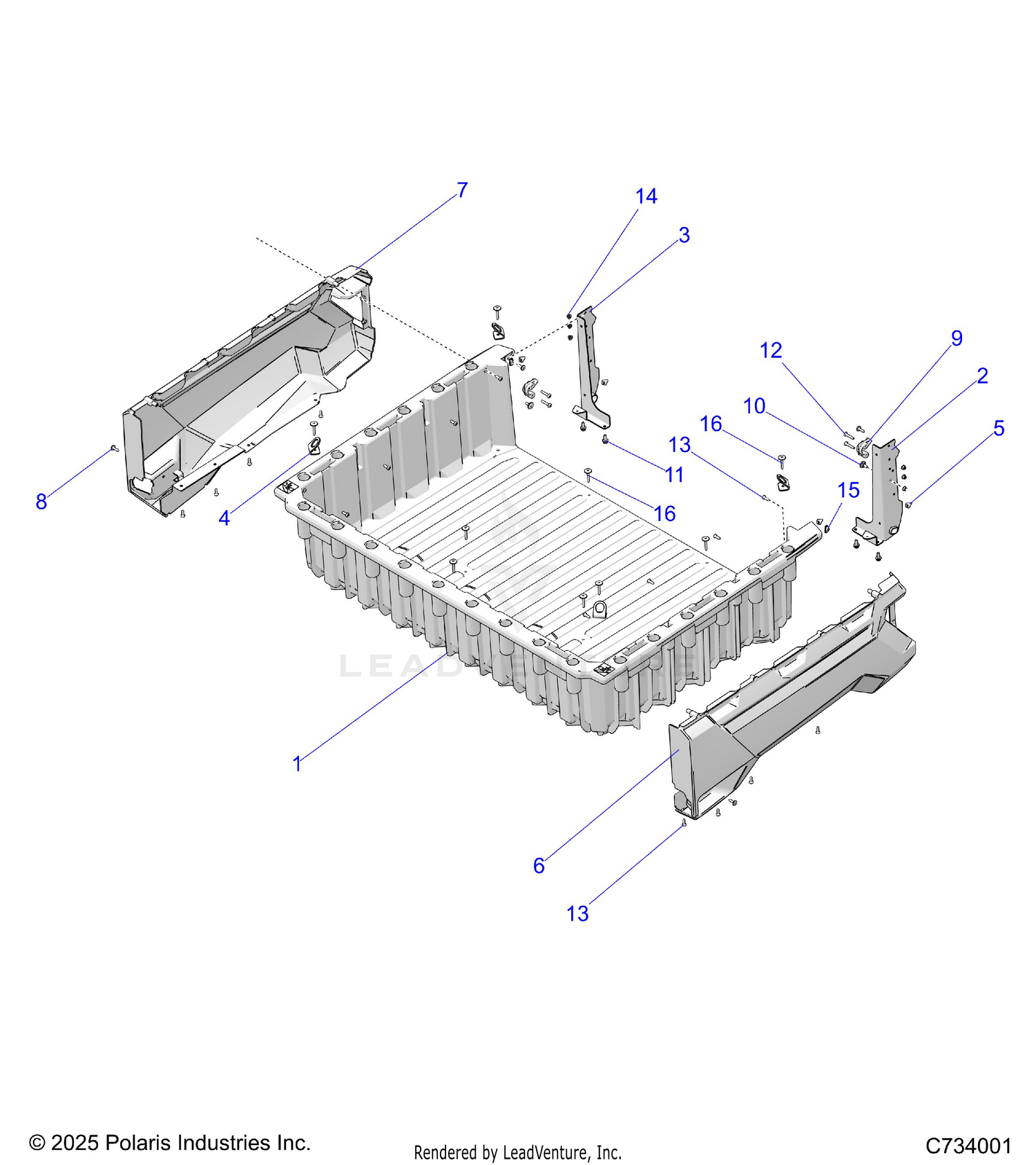 BODY, BOX - R26RRED4DB (C734001)