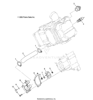 Engine, Water Pump - A07mh46aa/az (4999200059920005d10) Schematic