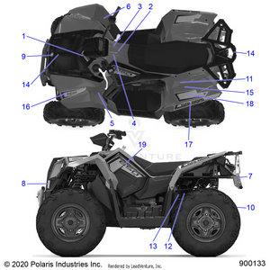 Body, Decals - A22sva85a3 (900133-01) Schematic