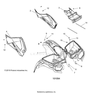 Body, Front Cab And Side Panels - A19sea50b1/b7/see50b7/b3/seg50b4 [101094] Schematic