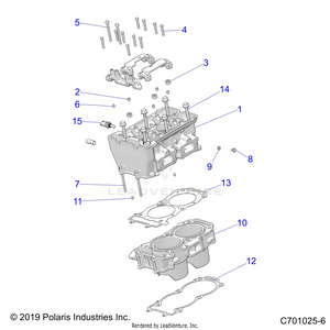 Engine, Cylinder And Head - Z24ase87a5 (c701025-6) Schematic