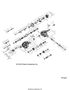 Drive Train, Main Gearcase Internal - R18rve99nx (701233) Schematic