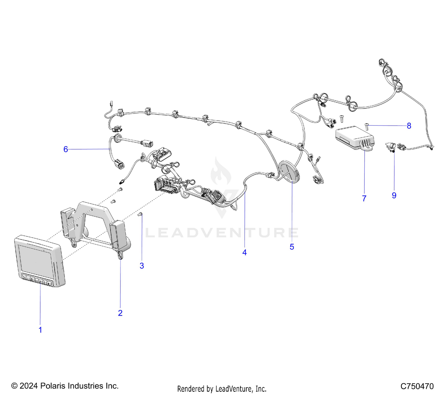 ELECTRICAL, RIDE COMMAND  - Z26S4D92AN/AH/BN/BH (C750470)