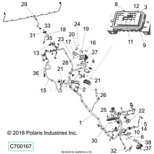Electrical, Wire Harness - R19rse99n1 (c700167) Schematic