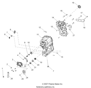 Drive Train, Main Gearcase - R08rh68 All Options (49rgrtrans084x4) Schematic