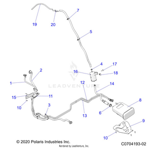Fuel Systems, Lines, Evap - Z24rmd2kbh/bl (c0704193-02) Schematic