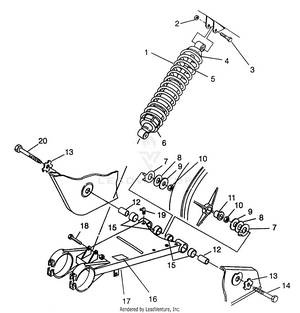 Swing Arm/shock Mounting Magnum 6x6 - W968744 And Magnum 6x6 Swedish - S968 (4936073607c007) Schematic