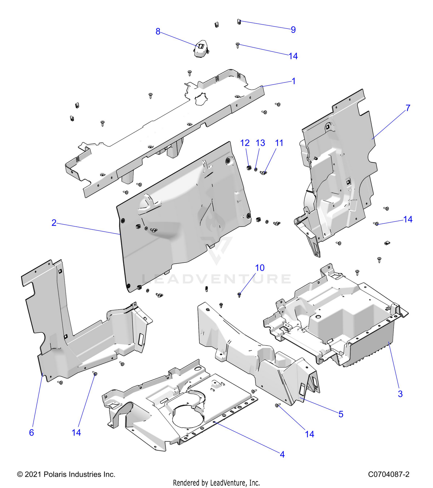 BODY, REAR CLOSEOFF - Z26NMY99A4/B4/A6/B6 (C0704087-2)