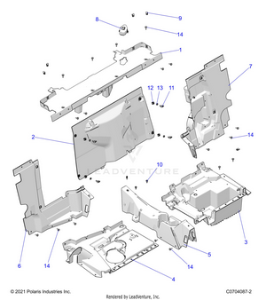 Body, Rear Closeoff - Z25nmf99a4/a5/b4/b5 (c0704087-2) Schematic