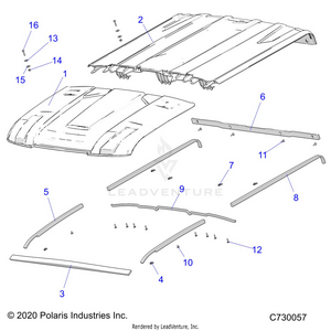 Body, Roof - R21rsk99a9/ap/aw/b9/bp/bw (c730057) Schematic