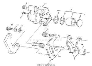 Front Brake Xplorer 400l W969140 (4935983598b007) Schematic
