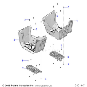 Body, Footwells - A20sxz85af/ap/caf/cap (c101447) Schematic