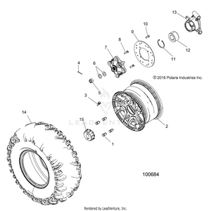 Wheels, Rear - A17dae57am (100684) Schematic