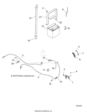 Electrical, Battery - R18rne57nv (701231) Schematic