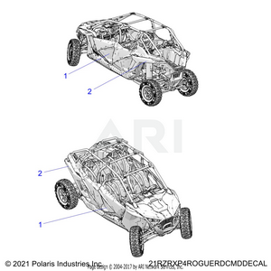 Body, Decals, Graphics - Z21rau92an/bn (21rzrxp4roguerdcmddecal) Schematic