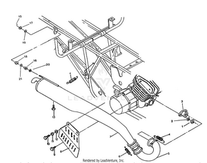 Muffler Mounting Big Boss 4x6 Updated 2-91 (4919801980008a) Schematic